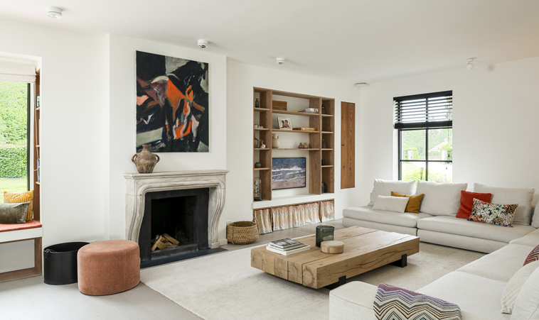 Na foto van leefruimte woning Herent