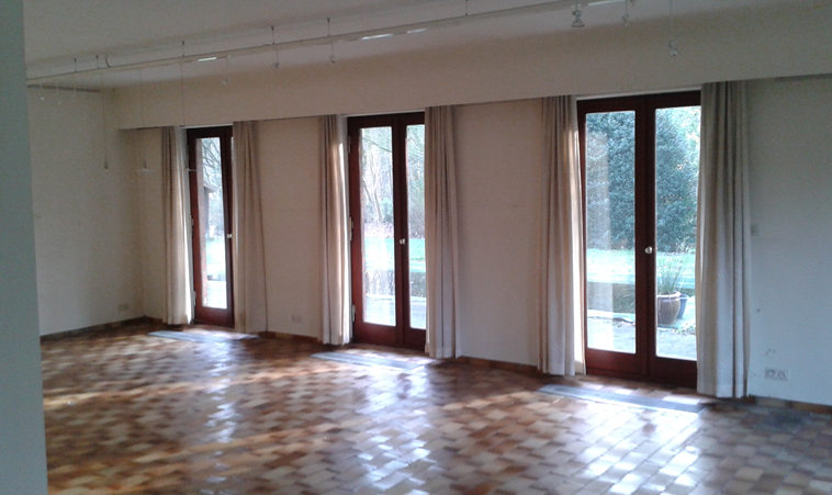 Voor foto van eetkamer woning Herent