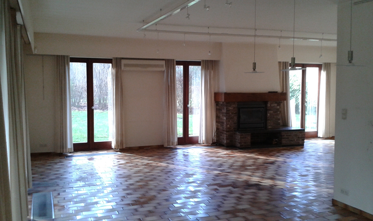 Voor foto van leefruimte woning Herent