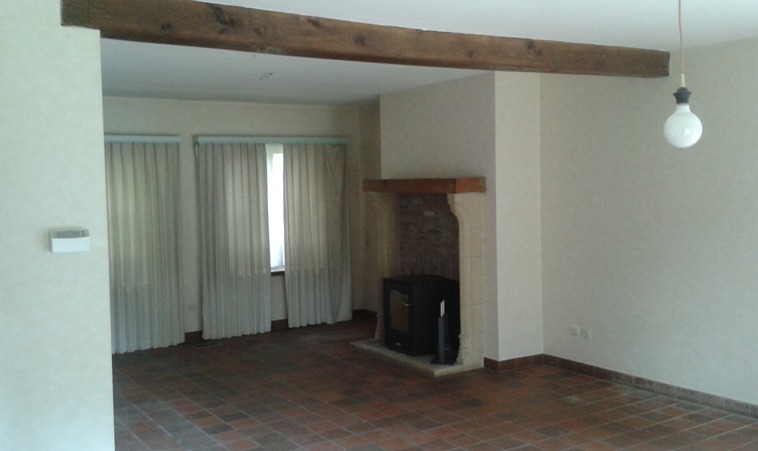 Voor foto totaalrenovatie woning Sint Martens Latem