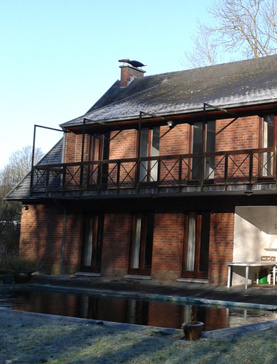 Foto voor de totaalrenovatie van alleenstaande woning in Oost Vlaanderen